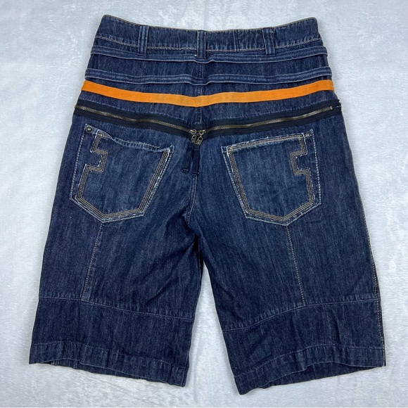 Vintage Y2K Marithe Francois Girbaud Denim Shorts Size 36 - Picture 2 of 5